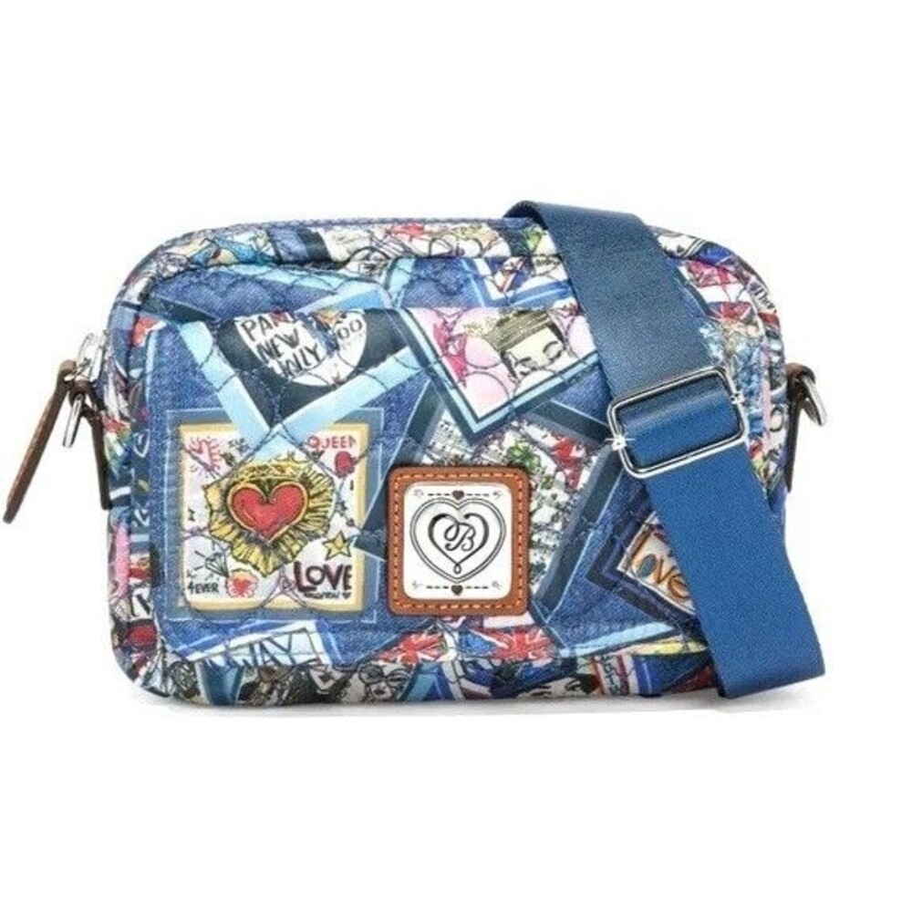 Brighton Heart to Heart Knix NWT $225 Passport Quilted Utility Camera Bag NWT